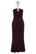 Dimitri Knit Midi Dress - Chocolate