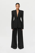 Pinstripe Suited Blazer