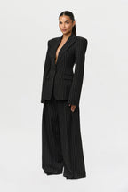 Pinstripe Suited Blazer