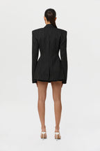 Pinstripe Suited Blazer