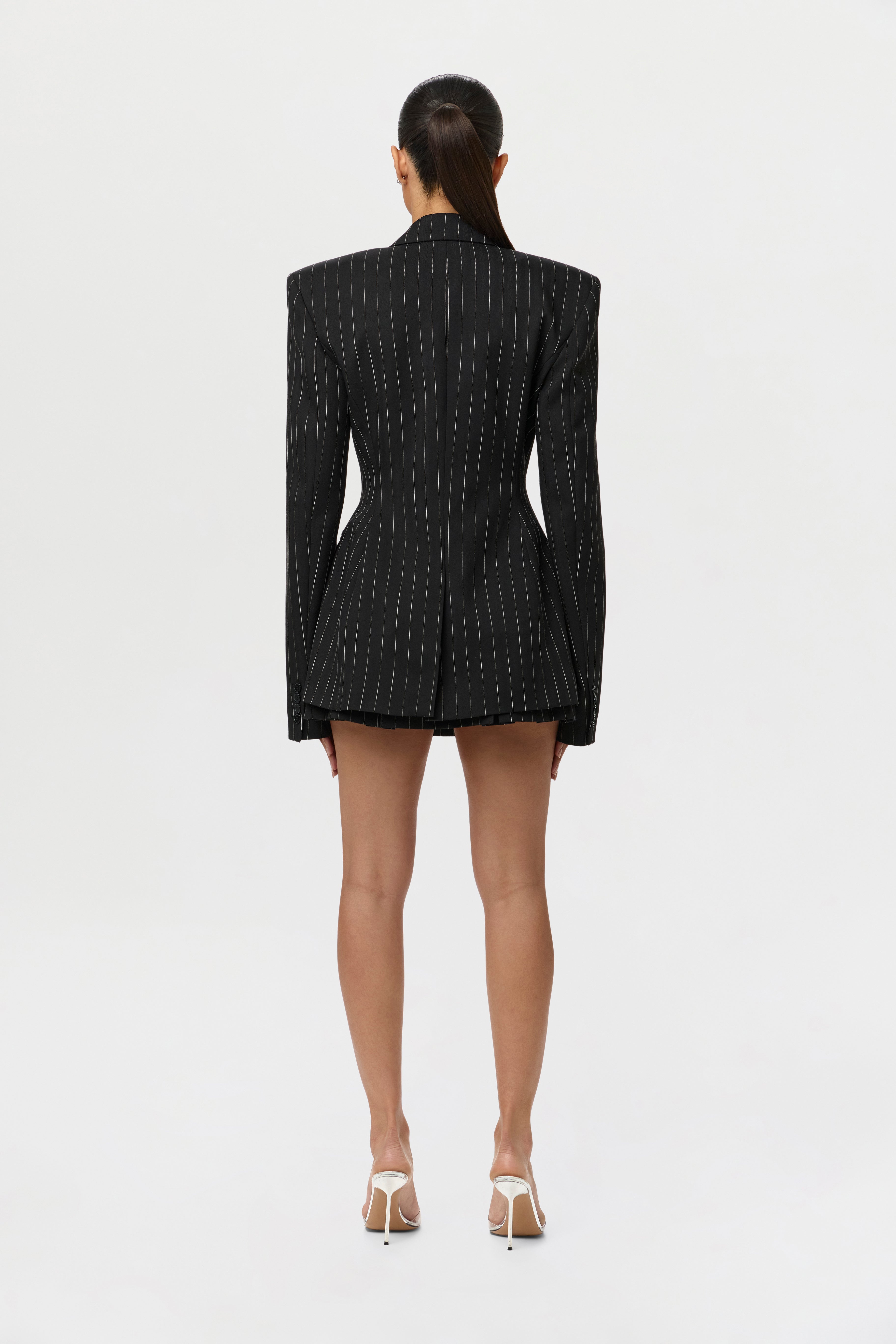 Pinstripe Suited Blazer