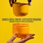 Two-hands-holding-yellow-containers-with